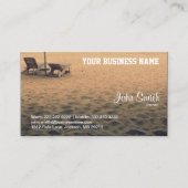 Sand Beach Visitenkarte (Vorderseite)