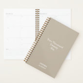 Sand Beige Planner with Spelled-out Year Planer (Anzeige)