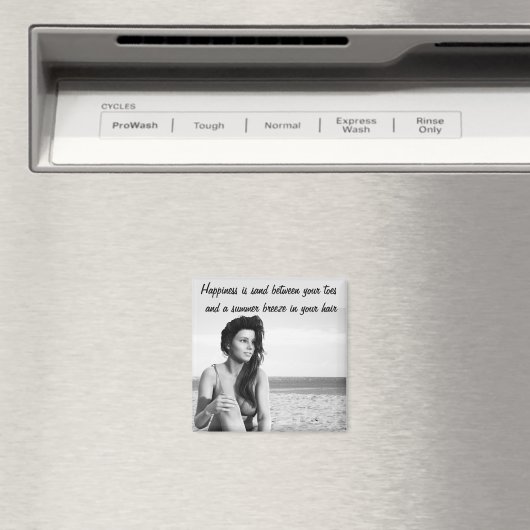 Sand between Your Zehen Zitat Magnet (In Situ (Geschirrspüler))