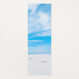 Sand Blue Sky Clouds Template Fitness Elegant Yogamatte