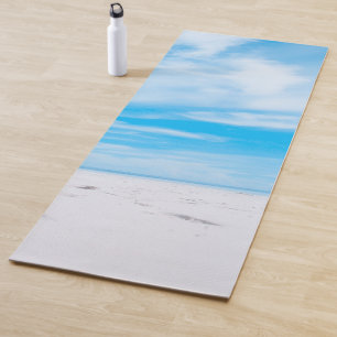Sand Blue Sky Clouds Template Fitness Elegant Yogamatte