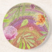 "Sand Blume" Keramik Untersetzer (Vorne)