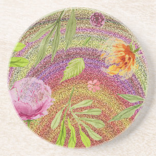 "Sand Blume" Keramik Untersetzer