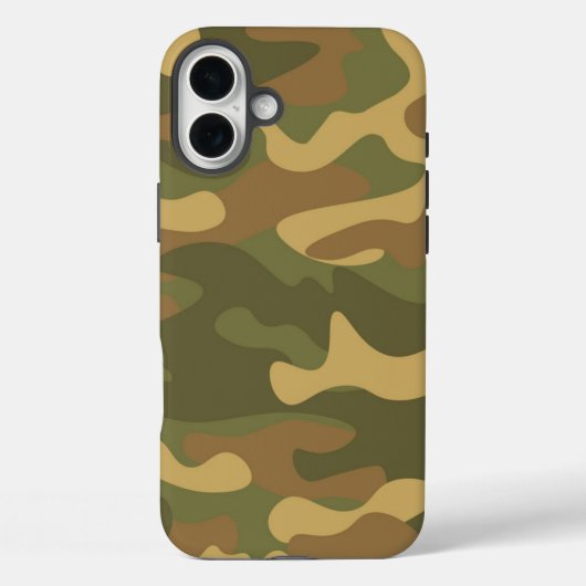 Sand Brown Camouflage Case-Mate iPhone Hülle (Rückseite)