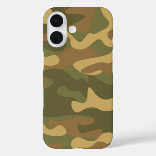 Sand Brown Camouflage Case-Mate iPhone Hülle (Rückseite)