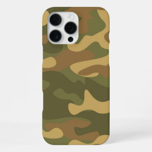 Sand Brown Camouflage iPhone 16 Pro Max Hülle