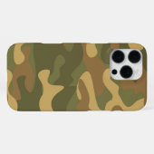 Sand Brown Camouflage iPhone Hülle (Rückseite (Horizontal))