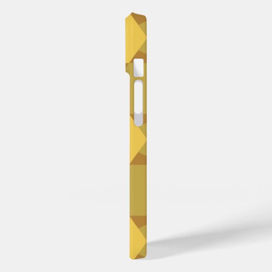 Sand Brown Star Optical Illusion Muster Case-Mate iPhone Hülle (Rückseite / Links)