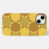 Sand Brown Star Optical Illusion Muster Case-Mate iPhone Hülle (Rückseite (Horizontal))