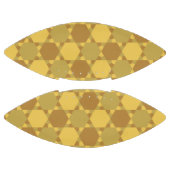 Sand Brown Star Optical Illusion Muster Football (Paneele)