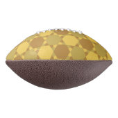 Sand Brown Star Optical Illusion Muster Football (Gedreht 90)