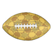 Sand Brown Star Optical Illusion Muster Football (Vorderseite)