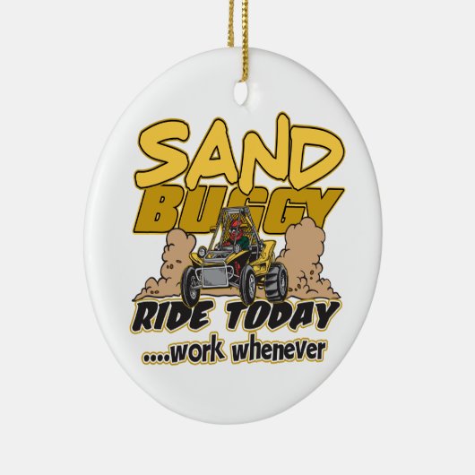 Sand-Buggy-Fahrt heute Keramikornament (Rechts)