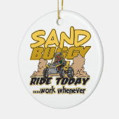 Sand-Buggy-Fahrt heute Keramikornament (Links)