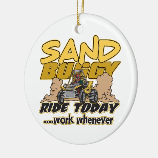Sand-Buggy-Fahrt heute Keramikornament (Links)