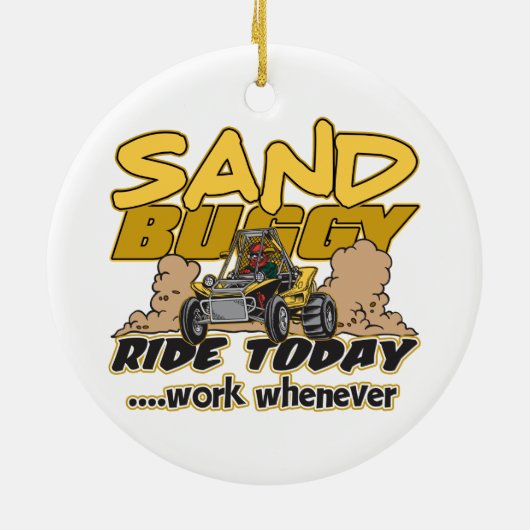 Sand-Buggy-Fahrt heute Keramikornament (Hinten)