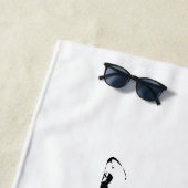 Sand, Bulldog Strandtuch (Beispiel)