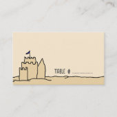 Sand Castle Art Escort Platzkarte (Vorderseite)