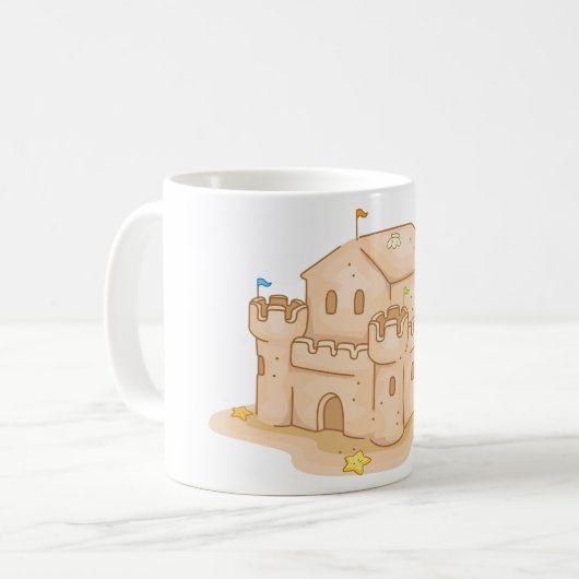 Sand Castle Kaffeetasse (Vorderseite Links)