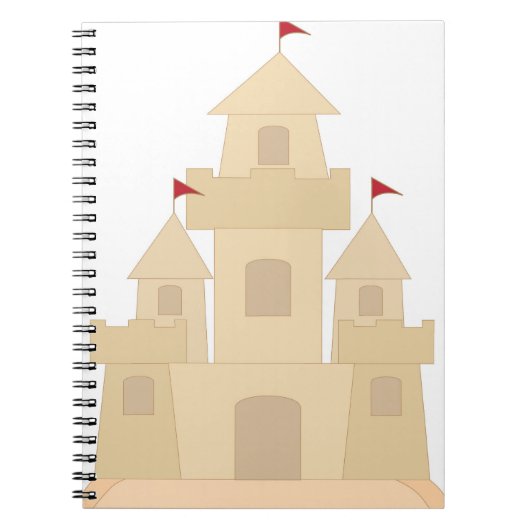 Sand Castle Notizblock (Vorderseite)