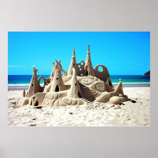 Sand Castle Poster (Vorne)