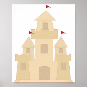 Sand Castle Poster
