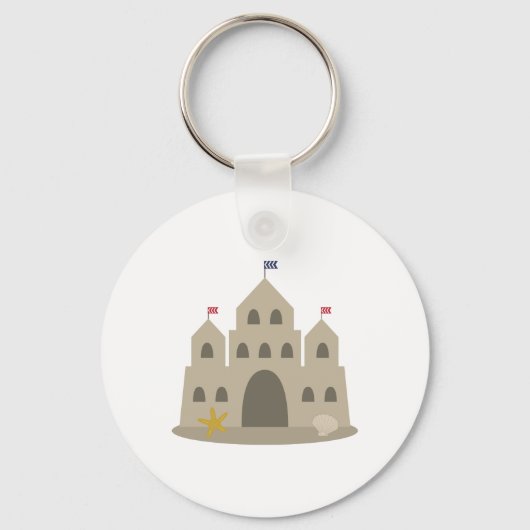 Sand Castle Schlüsselanhänger (Vorderseite)