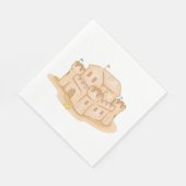 Sand Castle Serviette (Ecke)