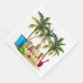 Sand Castle Serviette (Ecke)