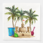 Sand Castle Serviette (Vorderseite)