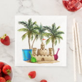 Sand Castle Serviette (Beispiel)