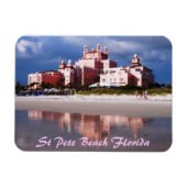 Sand Castle St Pete Beach Flexi Magnet (Horizontal)