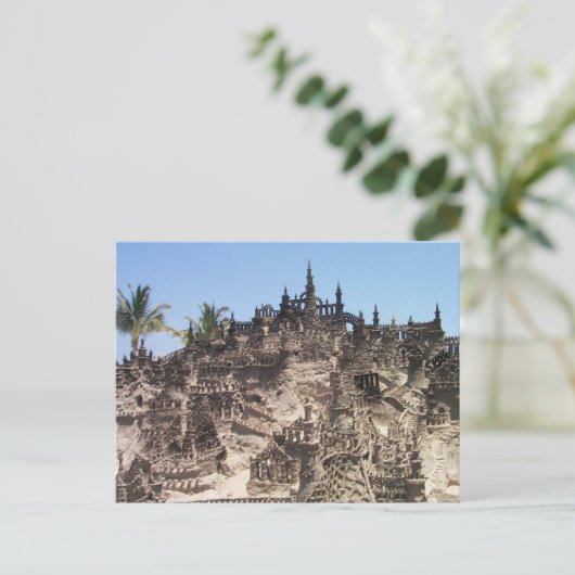 Sand Castles Postkarte (Stehend Vorderseite)