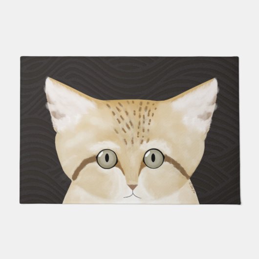 Sand Cat Doormat Fußmatte (Vorderseite)