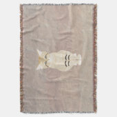 Sand Cat Throw Blanket Decke (Vorderseite Vertikal)