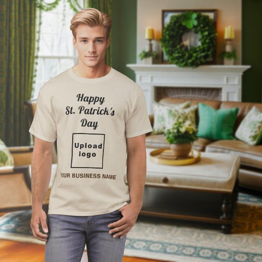Sand Color St. Patrick's Day Business T - Shirt