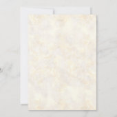 Sand Damask Nautilus Muschel Ocean Beach Nautic Einladung (Rückseite)