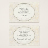 Sand Damask Ocean Beach Wassersport Hochzeit (Vorne & Hinten)