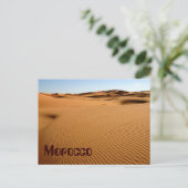 Sand der Wüste Marokkos Postkarte (Stehend Vorderseite)