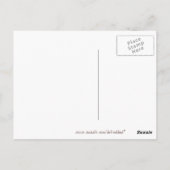 Sand der Wüste Marokkos Postkarte (Rückseite)