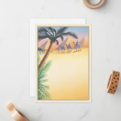 Sand der Wüste © Mitteilungskarte (Vorderseite/Rückseite Beispiel)