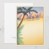 Sand der Wüste © Mitteilungskarte (Vorne/Hinten)