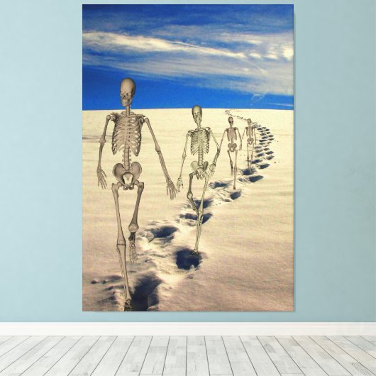 Sand der Zeit Leinwanddruck (Insitu (Holzboden))