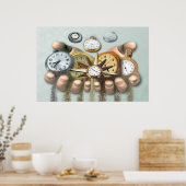Sand der Zeit Poster (Küche)