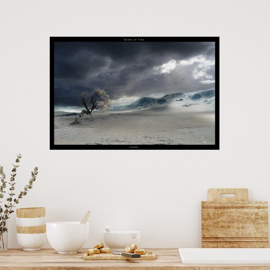 Sand der Zeit Poster (Küche)