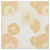 Sand-Dollar-Abstraktes Küstenmuster Stoff (Nahaufnahme)