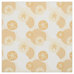 Sand-Dollar-Abstraktes Küstenmuster Stoff