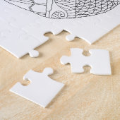 Sand Dollar Adult Coloring Puzzle (Seite)