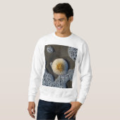 Sand Dollar and Surf Beach Foto Männer Sweatshirt (Vorne ganz)