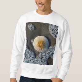 Sand Dollar and Surf Beach Foto Männer Sweatshirt
